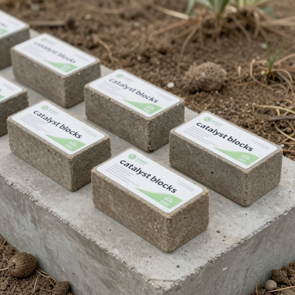 Catalyst blocks for termites